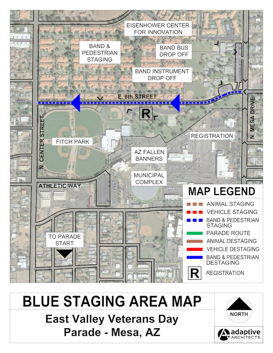 Blue Staging Area Map 2019