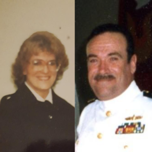 Personnelman First Class Carol Ellis and Lt. Commander Jim Ellis